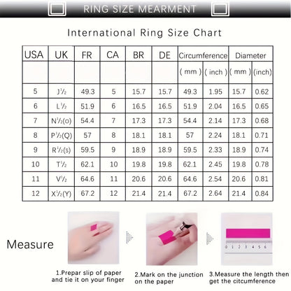 New Women'S One-Carat 925 Silver Moissanite Ring Plated with Tp950.