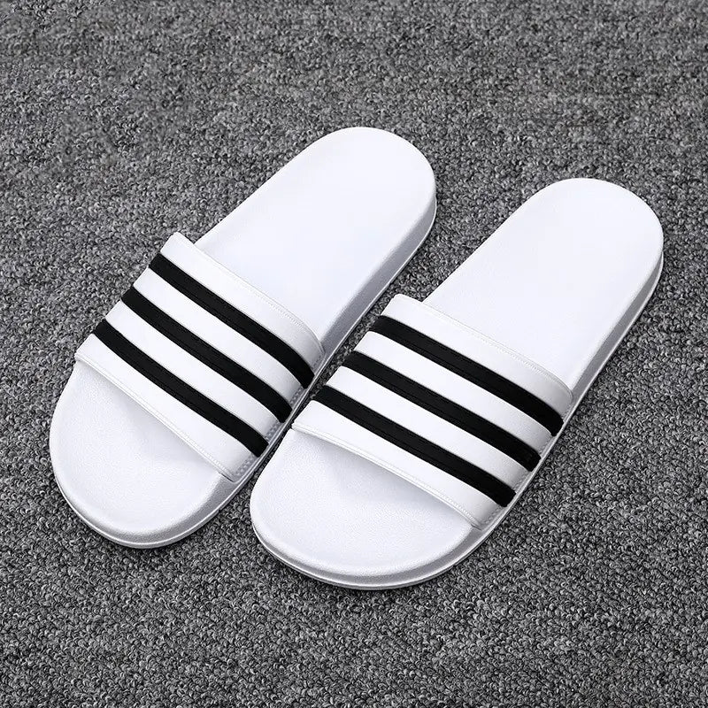 Striped Home Slippers