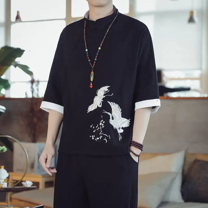 Men's Summer Chinese Style Suit