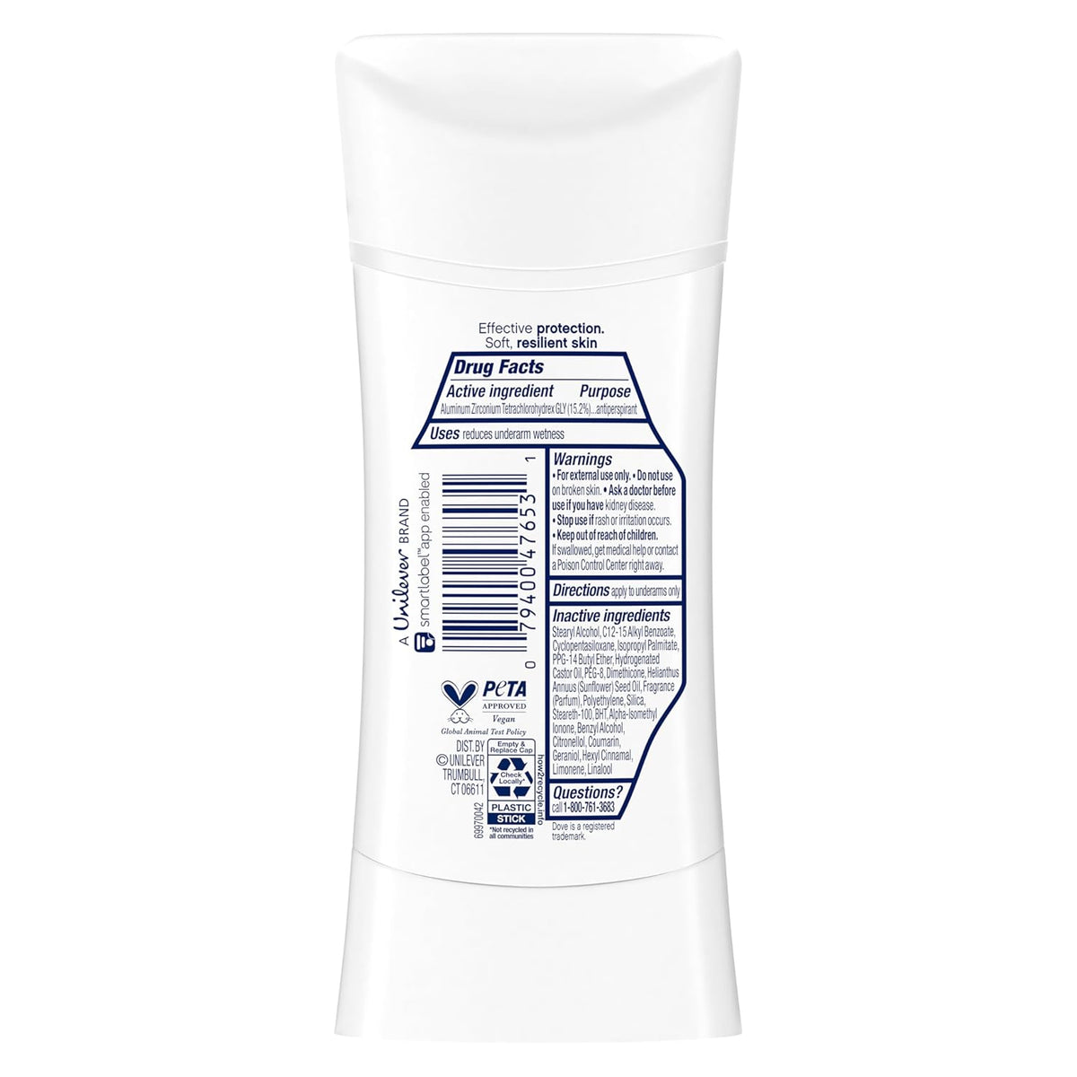 Advanced Care Antiperspirant Deodorant Stick Vanilla & Cocoa Butter 3 Count Antiperspirant Deodorant with Pro-Ceramide Technology 72-Hour Odor Control and All-Day Sweat Protection 2.6 Oz