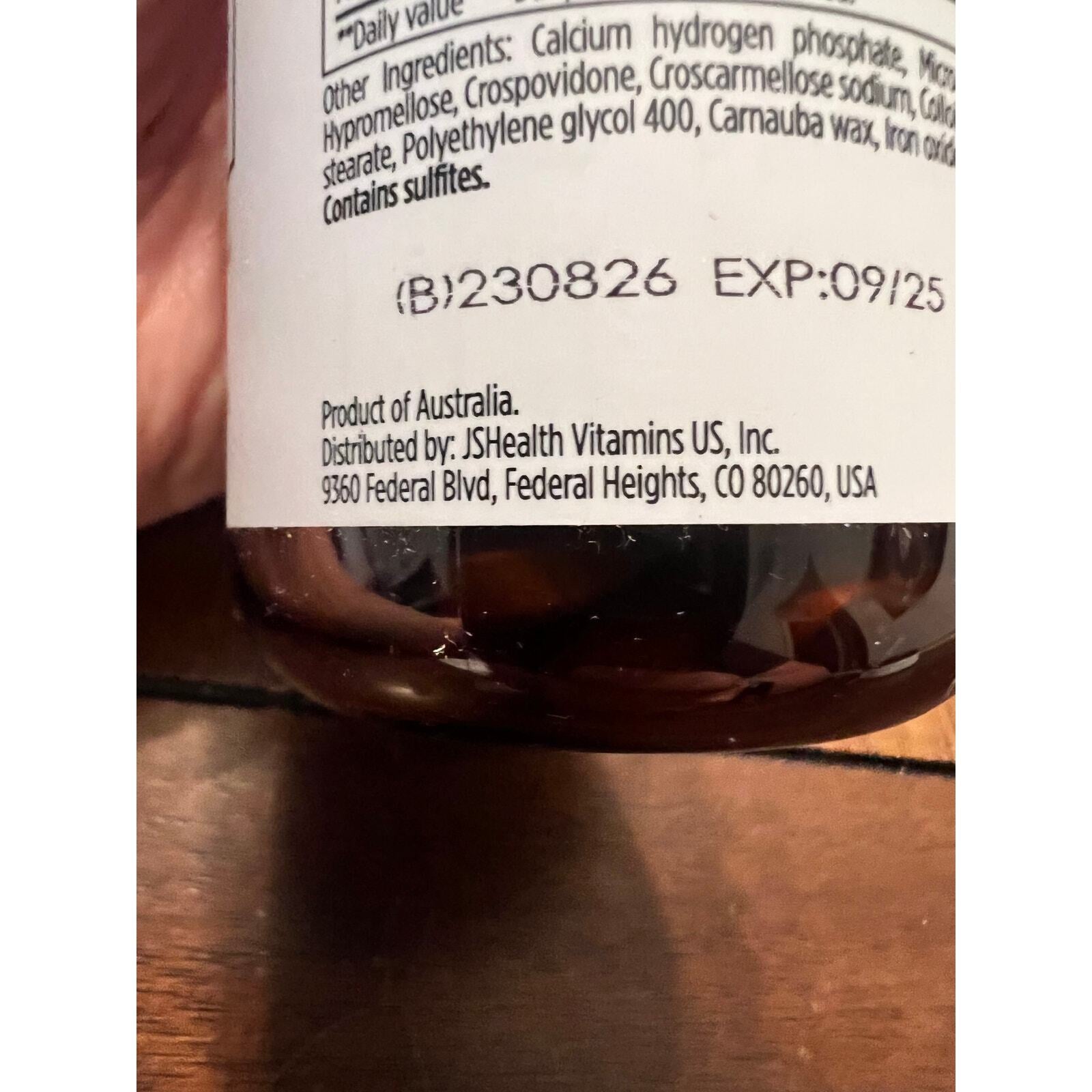 JS Health - Calm & Destress Supplements Exp 09/2025