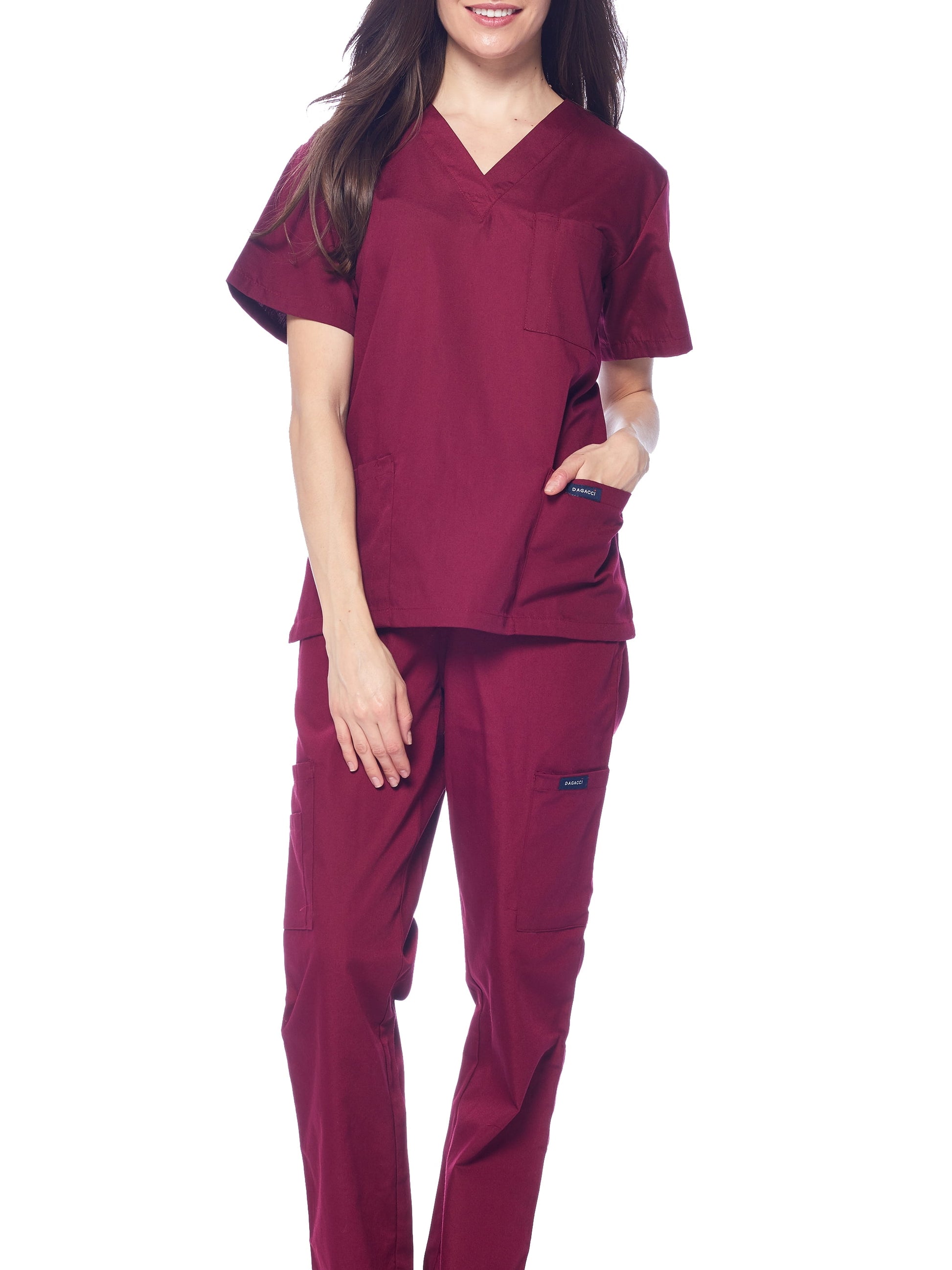 V-Neck Classic Fit Multi-Pockets Scrub Set (Men'S or Women'S)
