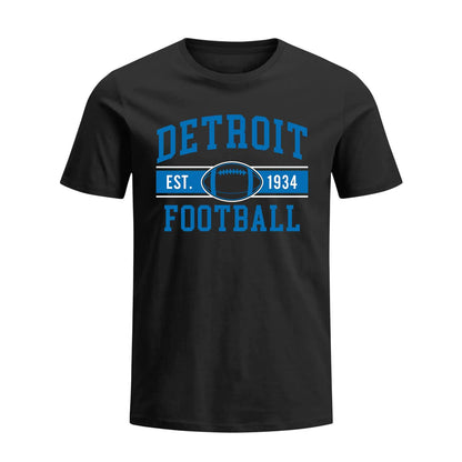 Waykingo Mens Apparel Gifts for Men Shirt Football Tshirt Short Sleeve Shirts Adult Sports Fan Gift Birthday Fathers Day Black