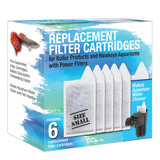 Koller Products Replacement Filter Cartridges - Small 6-Pack