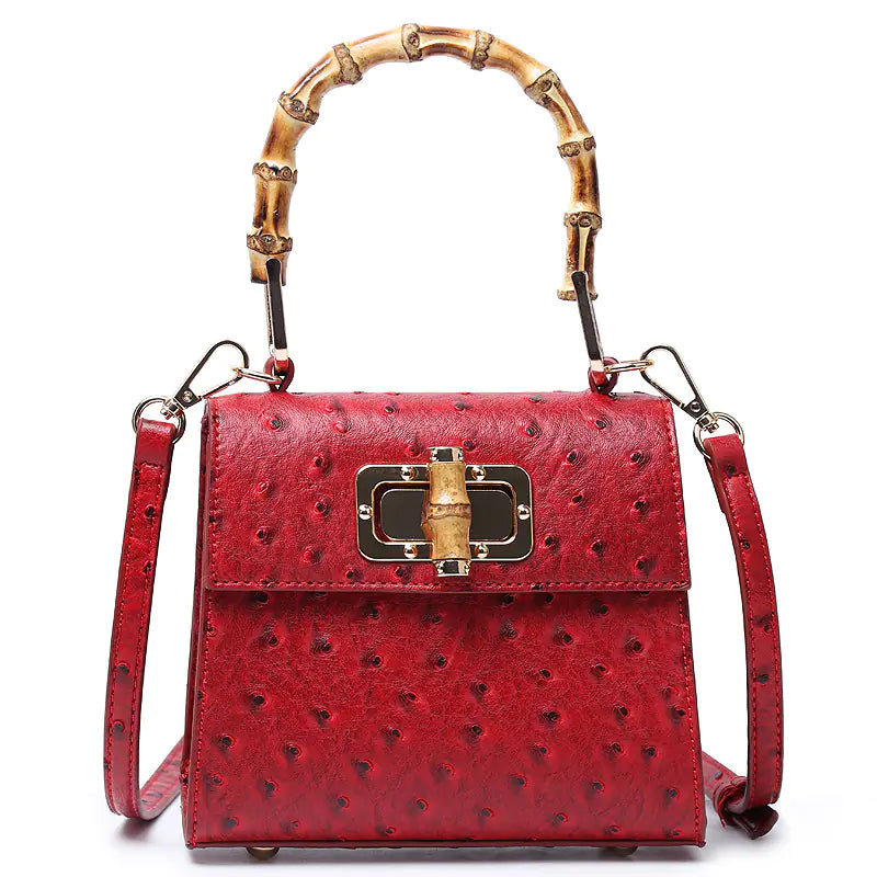 Trapezoid Bamboo Handbag