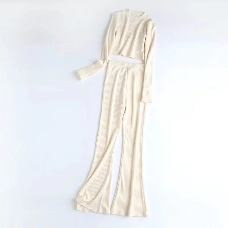 Women's Tracksuit Set - Comfortable Sweat Outfits