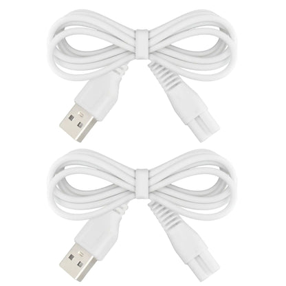 2 PCS Charger Cord Replacement for Pritech Electric Feet Callus Remover Foot Pedicure USB Power Adapter Charging Cable