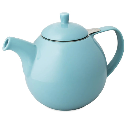 FORLIFE Curve Teapot with Infuser 45-Ounce Turquoise