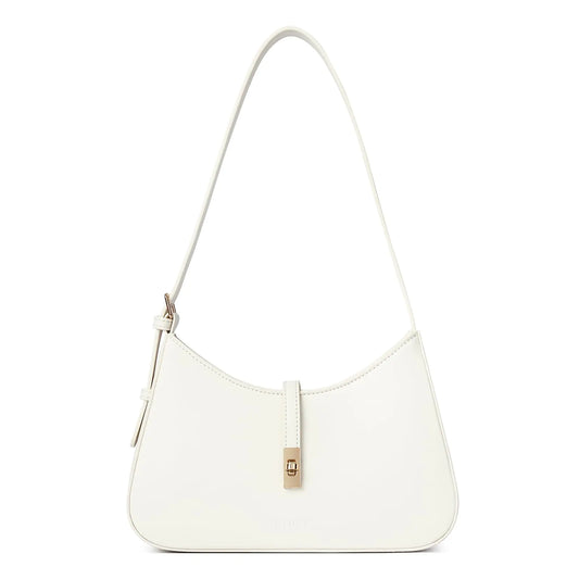 CLUCI Shoulder Bag for Women Purses for Women Handbag Hobo Bags for Women Vegan Leather Crossbody Purse with Adjustable Strap White