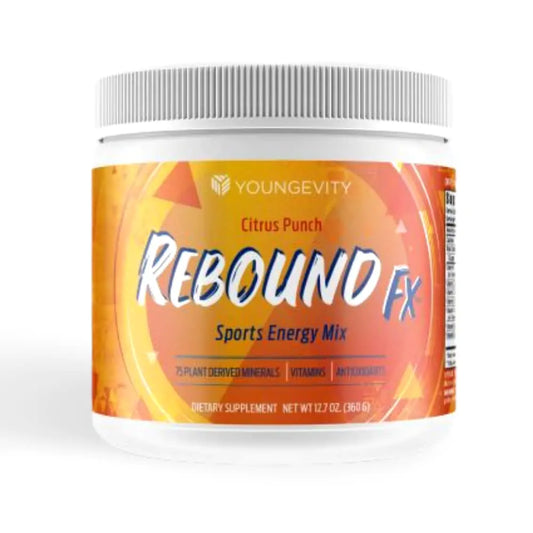 Rebound Fx Citrus Powder 360g – Supplement for Energy Enriched with Vitamins Minerals and Antioxidants – Immune System Booster Powder - Energy Vitamins Drink Mix for Women & Men