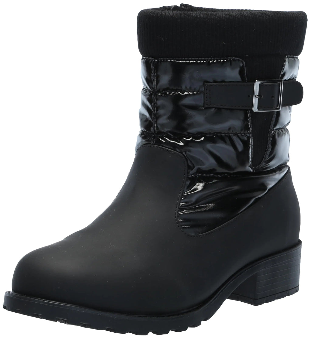 Trotters Womens Boot Loafer Black/Black 9.5