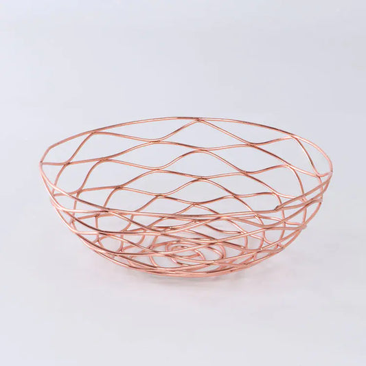Medium European Iron Art Perfume Storage Basket
