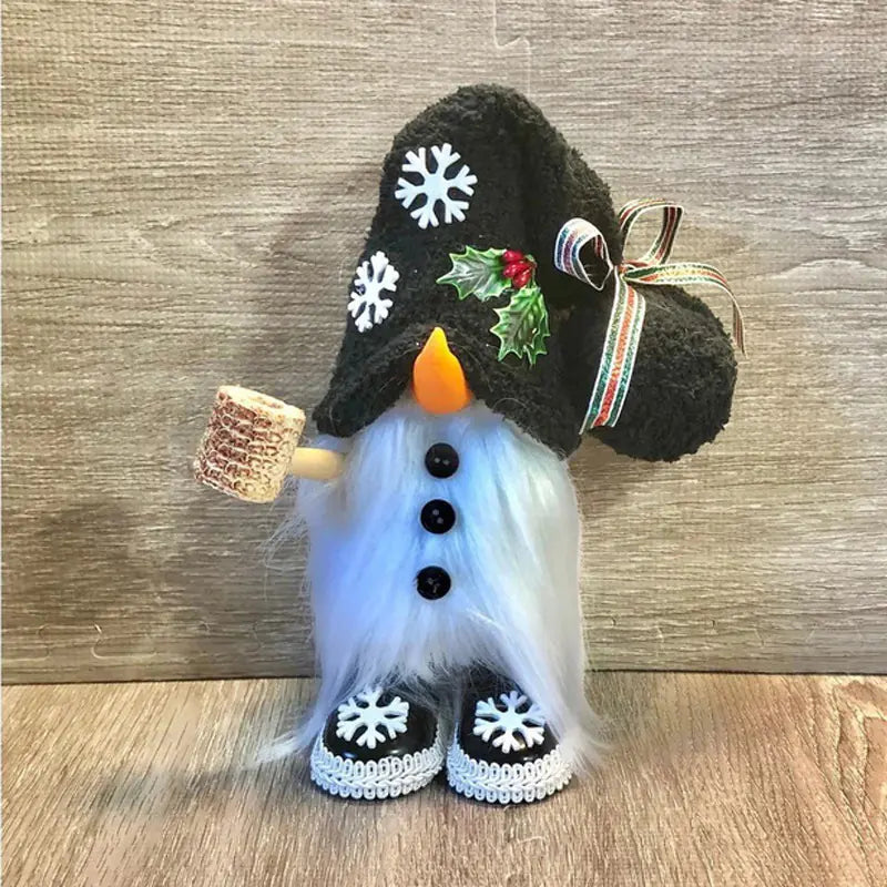 2023 Trending No-Face Doll in Pumpkin Costume Decoration