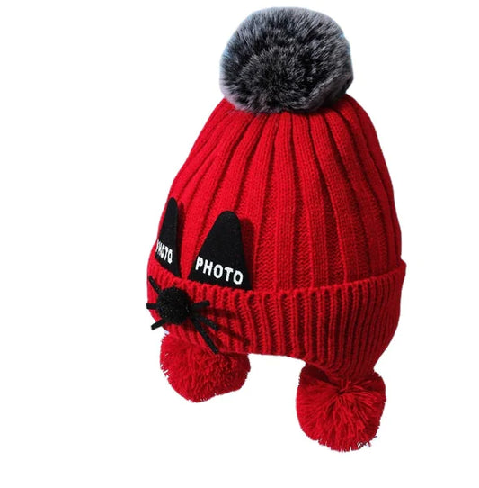 Children's Knitted Hats for Babies and Girls