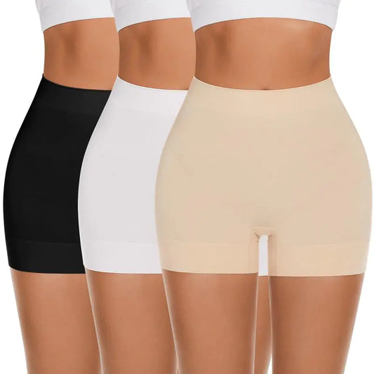 FRESBEIT Slip Shorts for Women Under Dress Boyshorts Panties Anti Chafing Shorts Smooth Shapewear Shorts 3XL