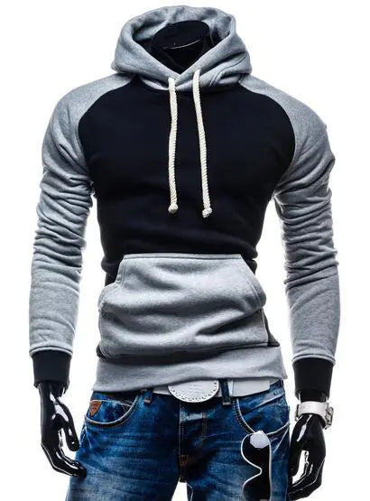 Casual Stylish Color Block Hoodie (2018 Trending)