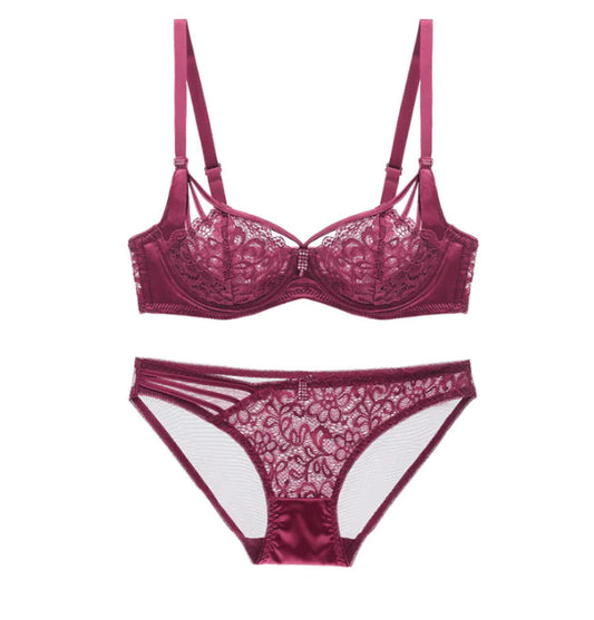 Lace Bra Set with Underwear