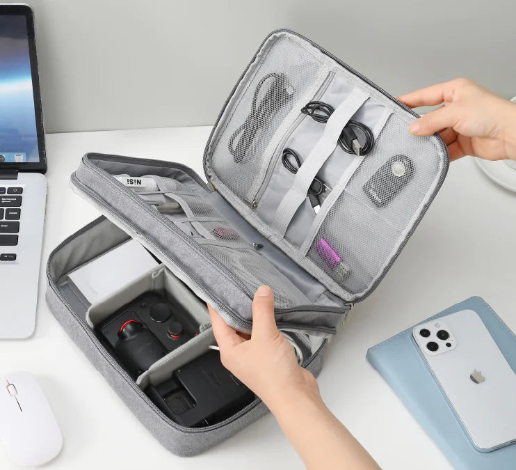 Portable USB Gadget Organizer and Storage Pouch Case