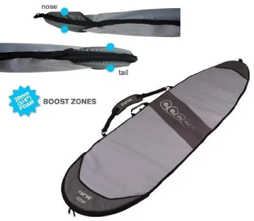 Curve Surfboard Bag Travel FISH Single with 20mm Foam 56 59 60 63 66 610 73 (72 fish up to 24" wide)