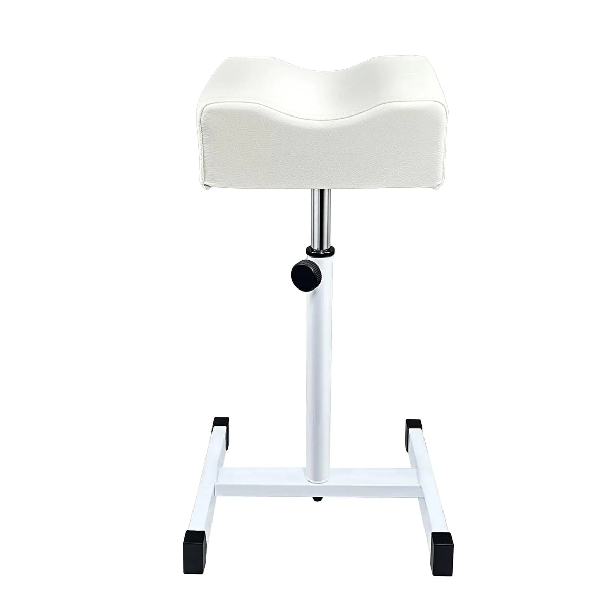 LOVEVLOGY Pedicure Foot RestHeight Adjustable Pedicure ChairNon-Slip Pedicure Stool for Massage Office or Home (White)
