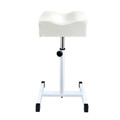 LOVEVLOGY Pedicure Foot RestHeight Adjustable Pedicure ChairNon-Slip Pedicure Stool for Massage Office or Home (White)
