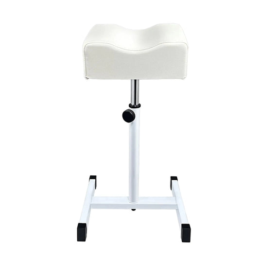 LOVEVLOGY Pedicure Foot RestHeight Adjustable Pedicure ChairNon-Slip Pedicure Stool for Massage Office or Home (White)