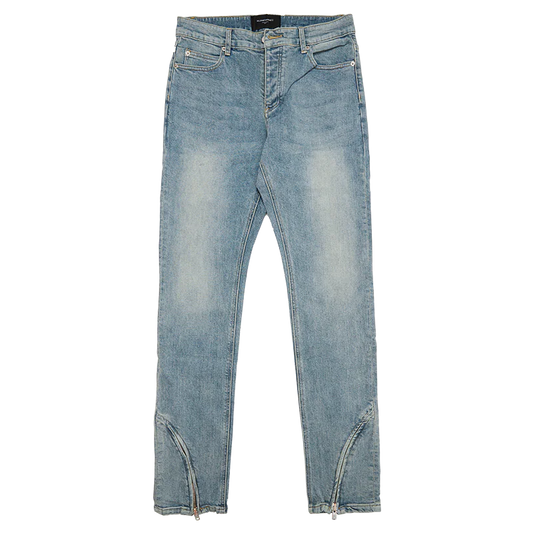 Men's Casual Low Waist Jeans with Body Curve Cut