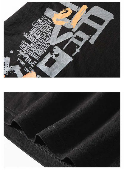 Men's Korean Style Sports Tracksuit with Black Shorts