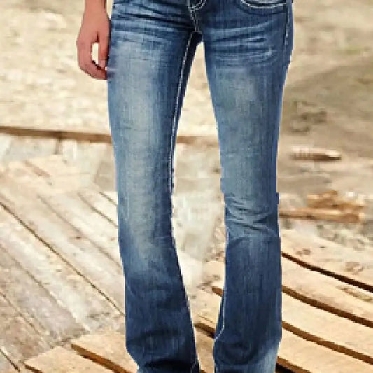 Low Waist Flare Jeans for Women