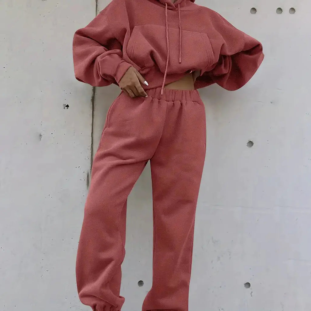 2024 Women's Casual Hoodie and Tracksuit Set