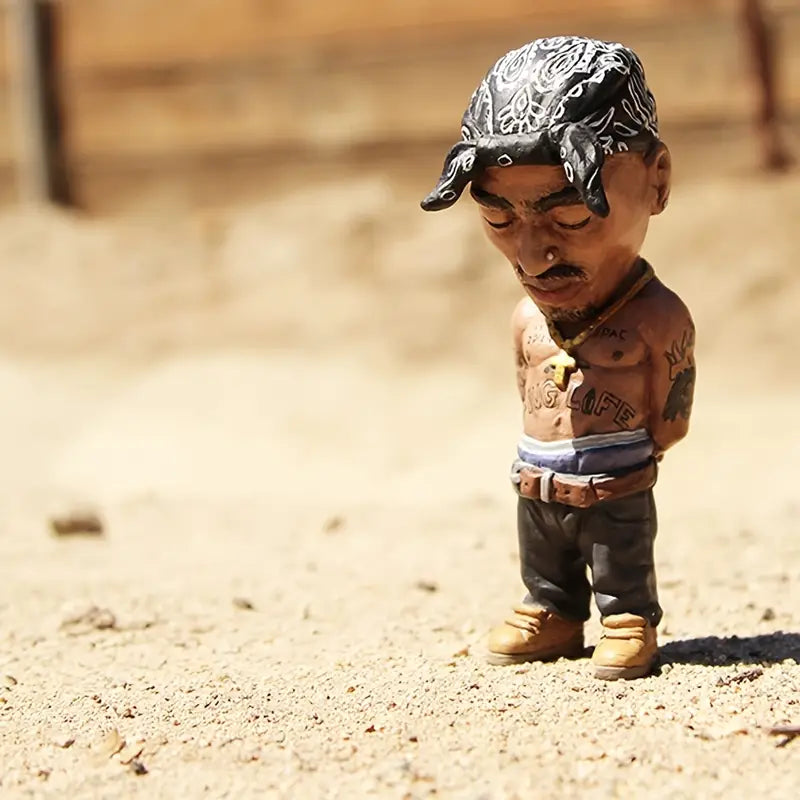 Rapper Resin Ornament for Garden Home Decor (1pc)