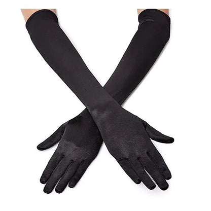 Gothic Punk PU Leather Gloves