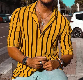 2024 Striped Shirt for Men (Single Piece)