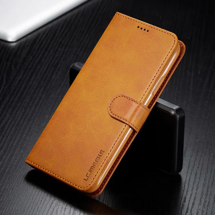 Leather Wallet Card Case for Mobile Phones