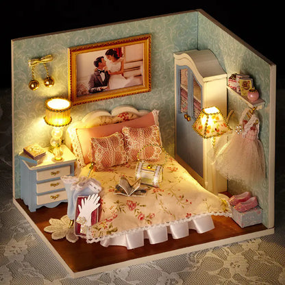 DIY Wooden House Puzzle Kit