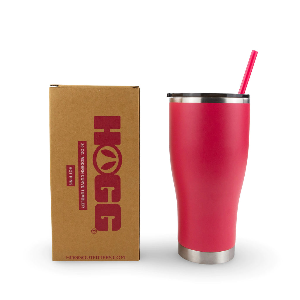 30oz POWDER COATED MODERN CURVE TUMBLER