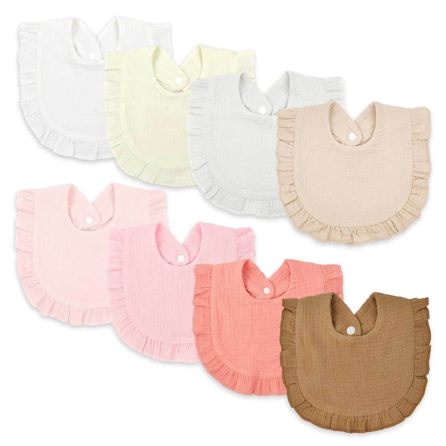 DOSMINE Baby Bibs Muslin Bibs Baby Drooling Bibs for Unisex Baby Drool Bibs Feeding Bibs Soft Absorbent Bibs for Baby Boys Girls Baby Infant Essentials for Christmas