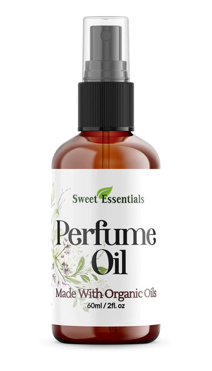 Sweet Essentials Cherry Vanilla | Fragrance/Perfume Oil | 2oz Made with Organic Oils - Spray on Perfume Oil - Alcohol & Preservative Free