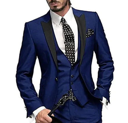 Men's Three-Piece Wedding Suit