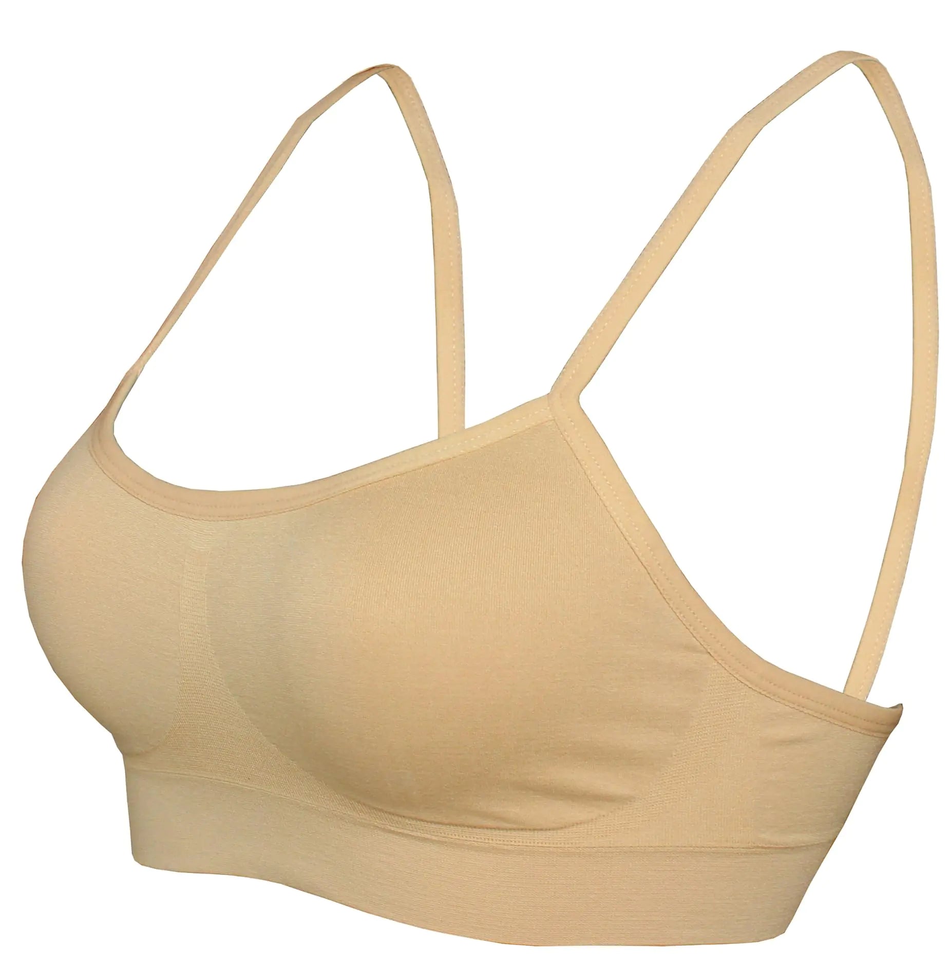 AKAMC Womens Removable Padded Strappy Sports Bra Yoga Tops Activewear for WomenXX-Large