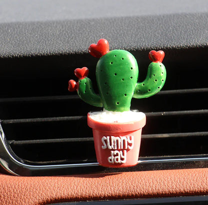 Car Air Vent Perfume Clip with 3D Cartoon Design