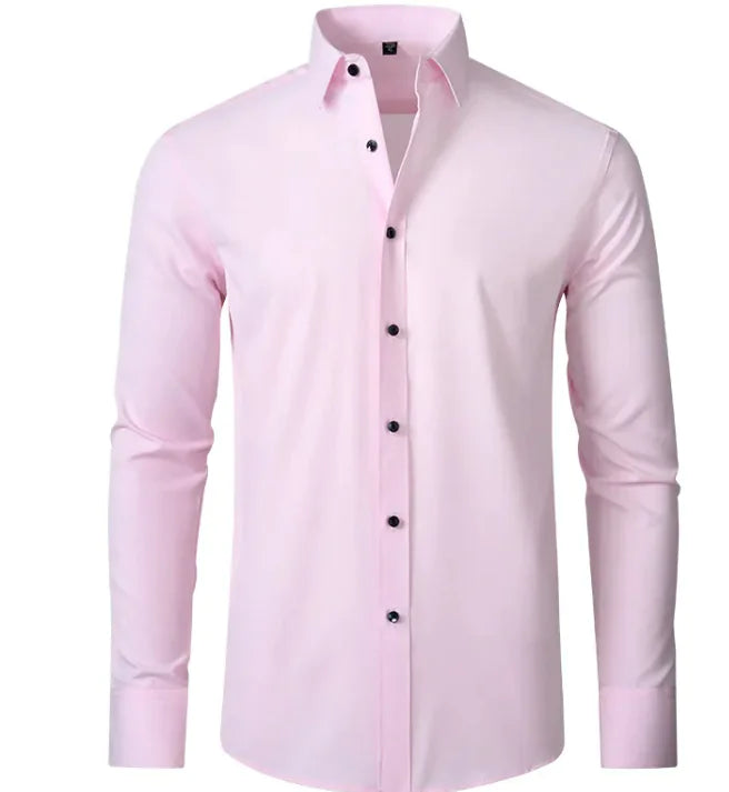 Men's Wrinkle-Free Elastic Business Shirt