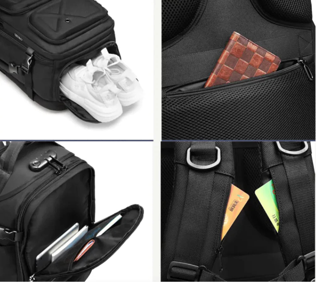 Waterproof USB Travel Backpack