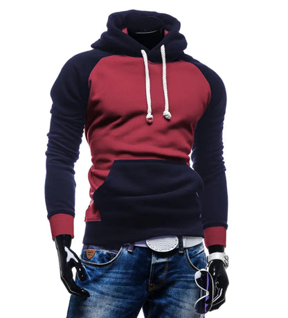 Casual Stylish Color Block Hoodie (2018 Trending)