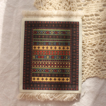 Persian Carpet Mouse Pad & Coasters: Vintage Elegance