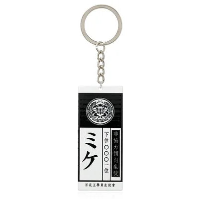 Anime Hot Cool Cosplay Props Kakegurui Yumeko Jabami Acrylic Necklace Pendant Accessories School Name Card Cosplay Accessories