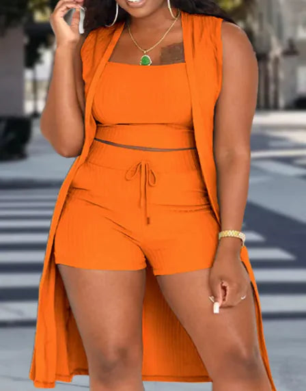 Sunken Stripe 3-Piece Suit