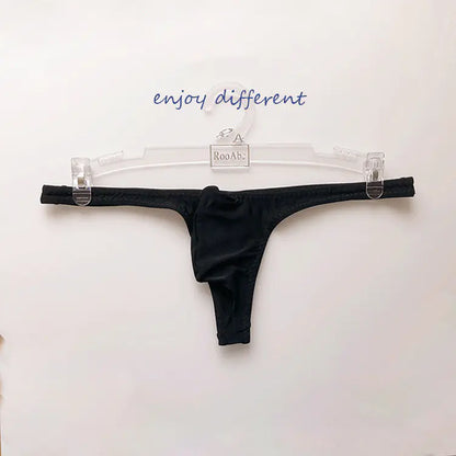 Ice Silk Men's Thong Underwear
