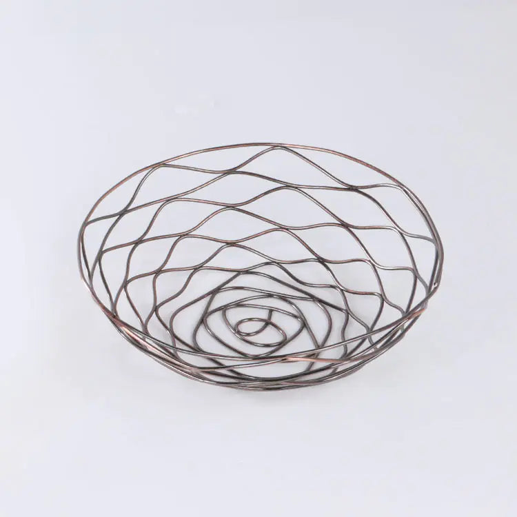 Medium European Iron Art Perfume Storage Basket