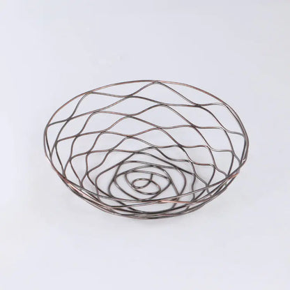 Medium European Iron Art Perfume Storage Basket